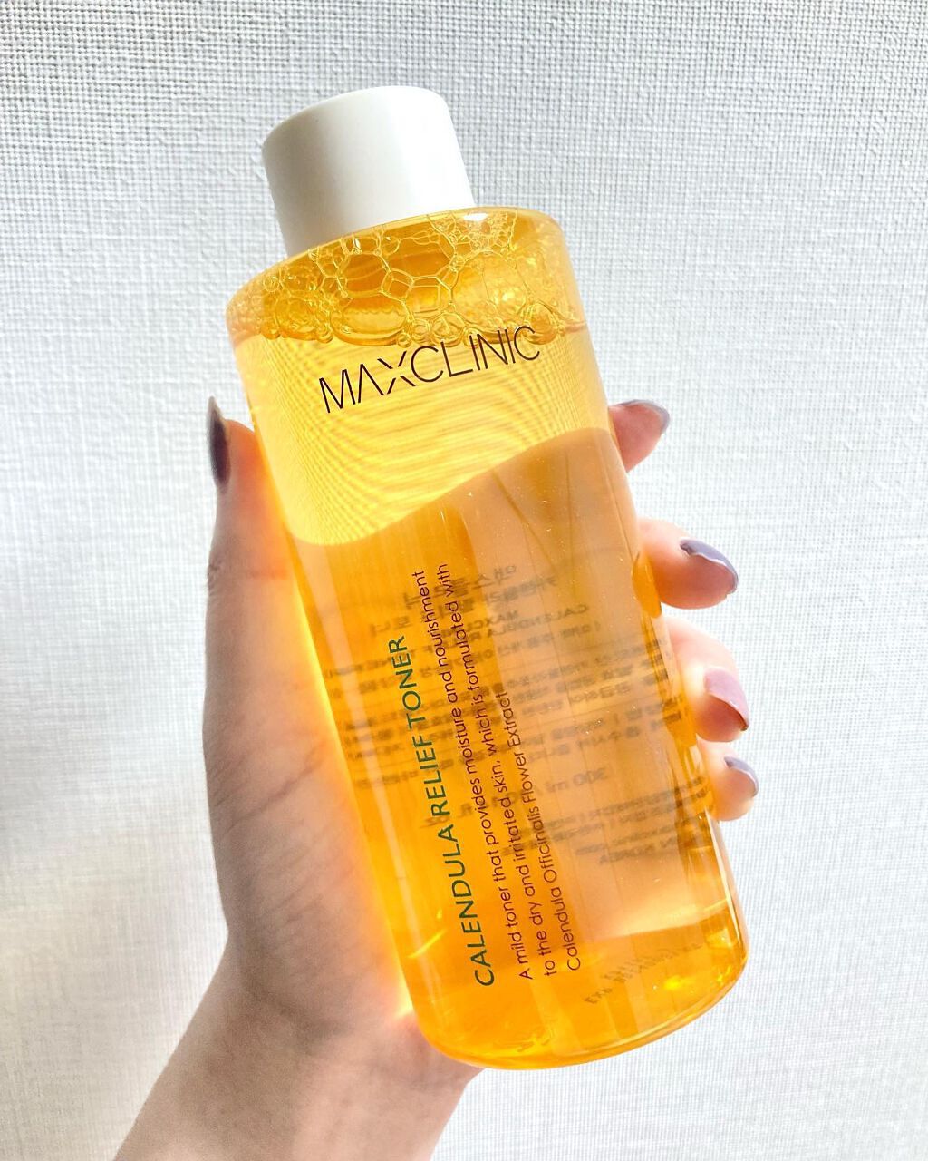 カレンデュラリリーフトナー/MAXCLINIC/化粧水を使ったクチコミ(1枚目)