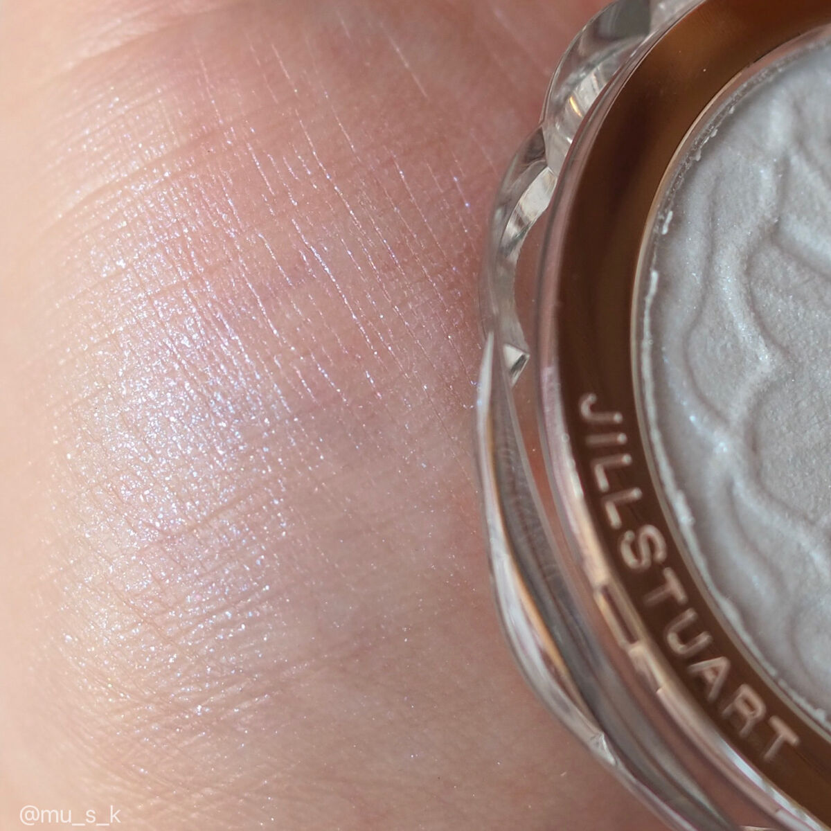 ジルスチュアート　メルティシマー ブラッシュ 102 water reflection(限定色)/JILL STUART/パウダーチークを使ったクチコミ（3枚目）