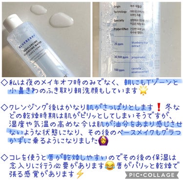 ブルーベリー バランシング クレンジングウォーター/innisfree/クレンジングウォーターを使ったクチコミ（3枚目）