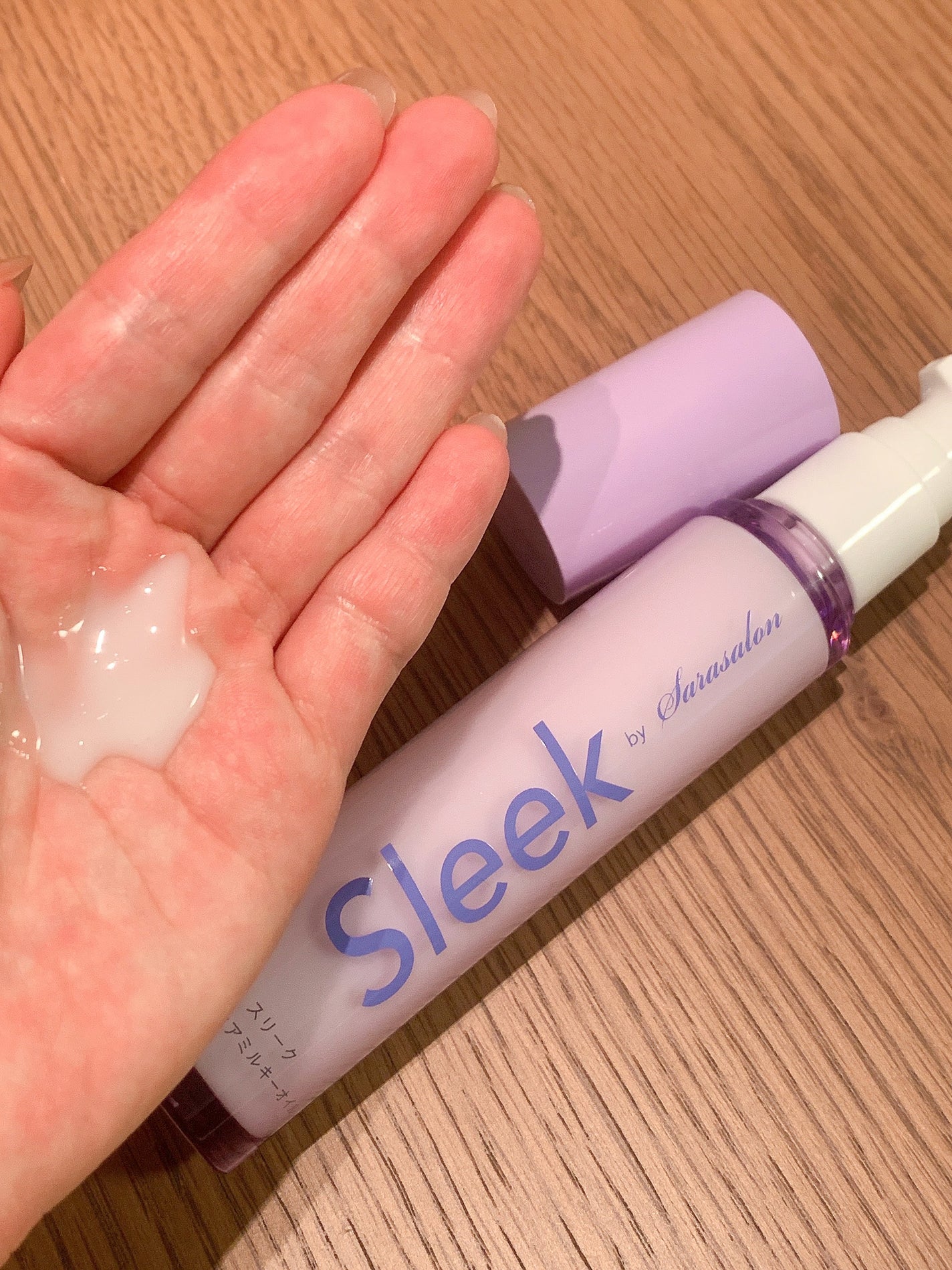 ナイトケアミルキーオイル/スリーク by サラサロン/ヘアオイルを使ったクチコミ(2枚目)