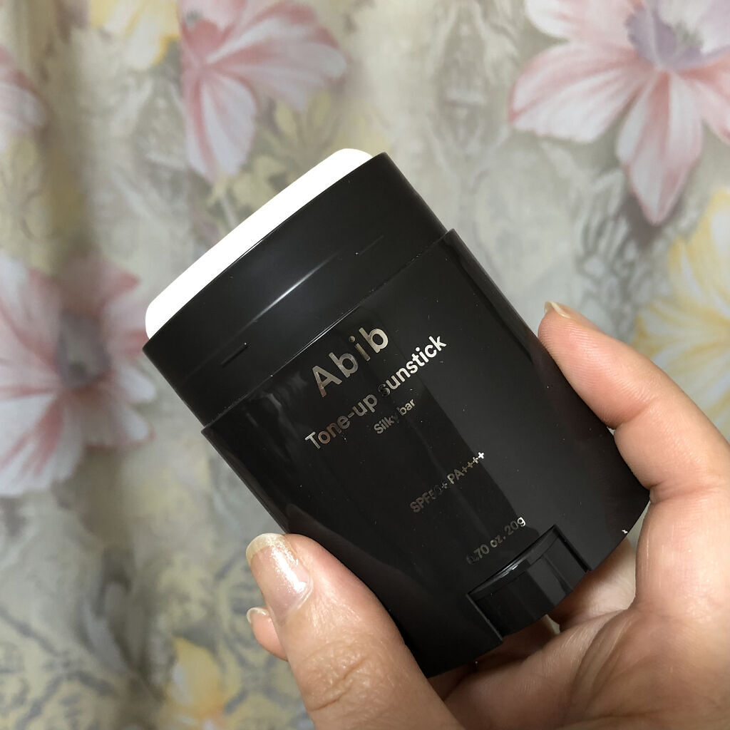 トーンアップ サンスティック シルキーバー/Abib /日焼け止め・UVケアを使ったクチコミ（2枚目）