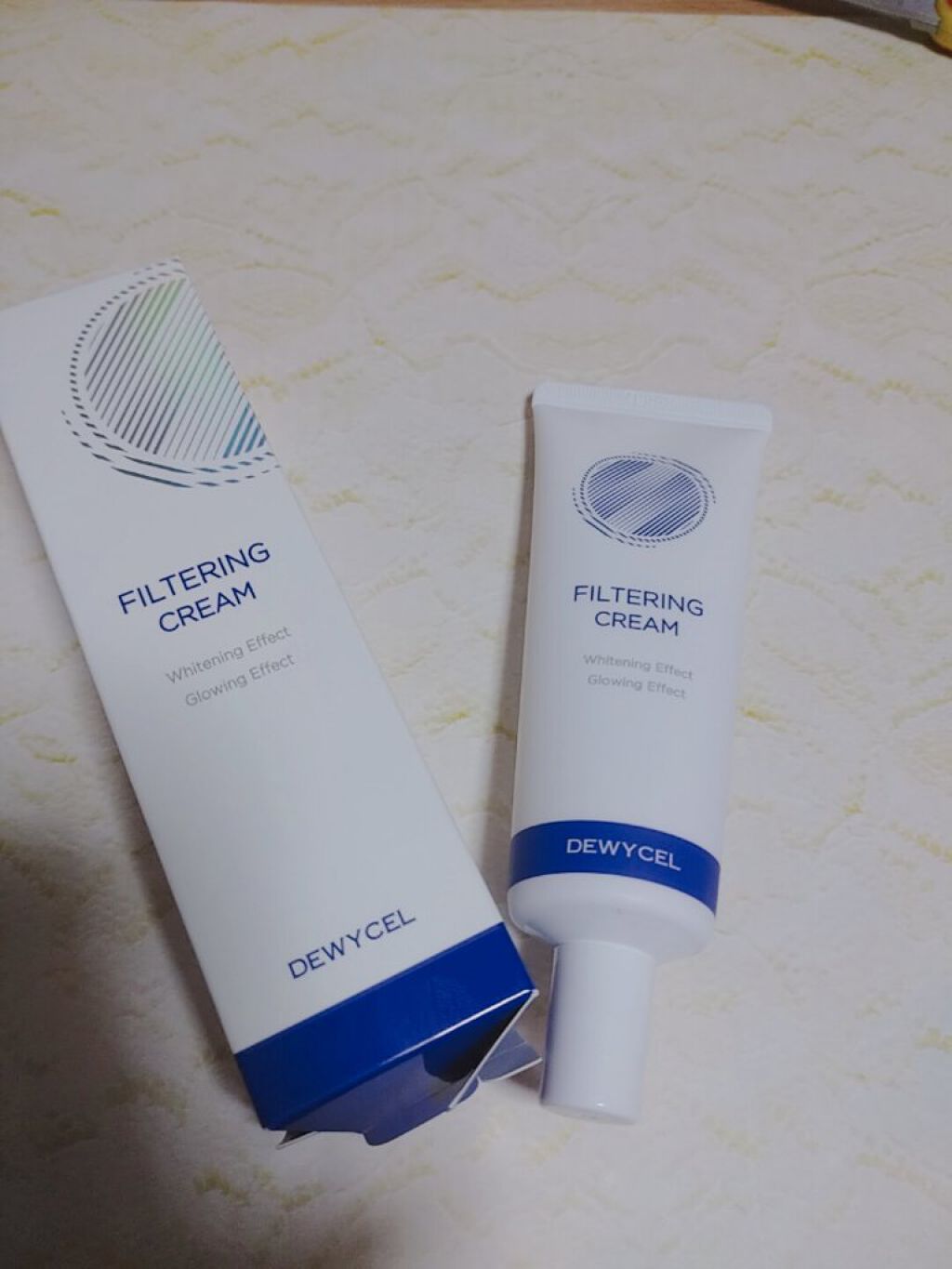 フィルタリングクリーム/DEWYCEL/日焼け止めクリームを使ったクチコミ（1枚目）