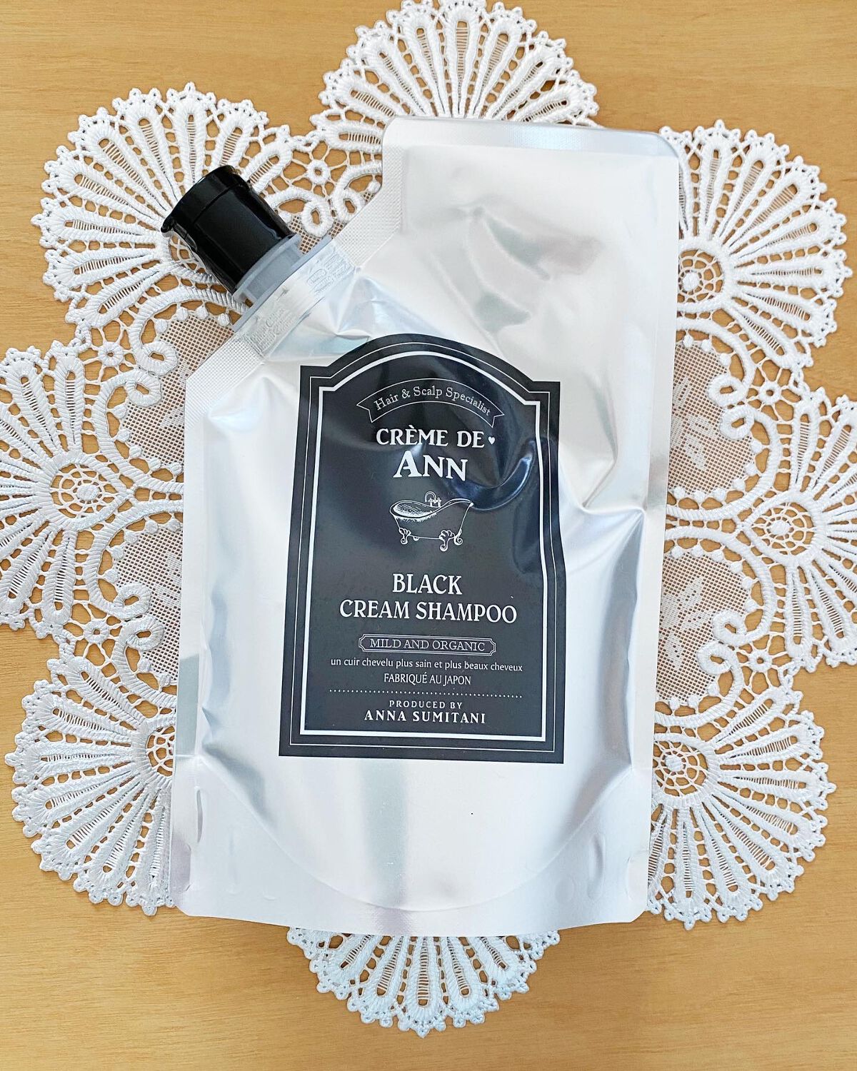ブラッククリームシャンプー/creme de Ann/市販シャンプーを使ったクチコミ(1枚目)