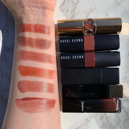 ルージュ ヴォリュプテ シャイン/YVES SAINT LAURENT BEAUTE/口紅を使ったクチコミ(5枚目)