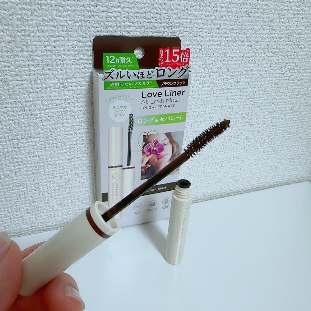 オールラッシュ マスク ロング&セパレート<マスカラ>/ラブ・ライナー/マスカラを使ったクチコミ(3枚目)