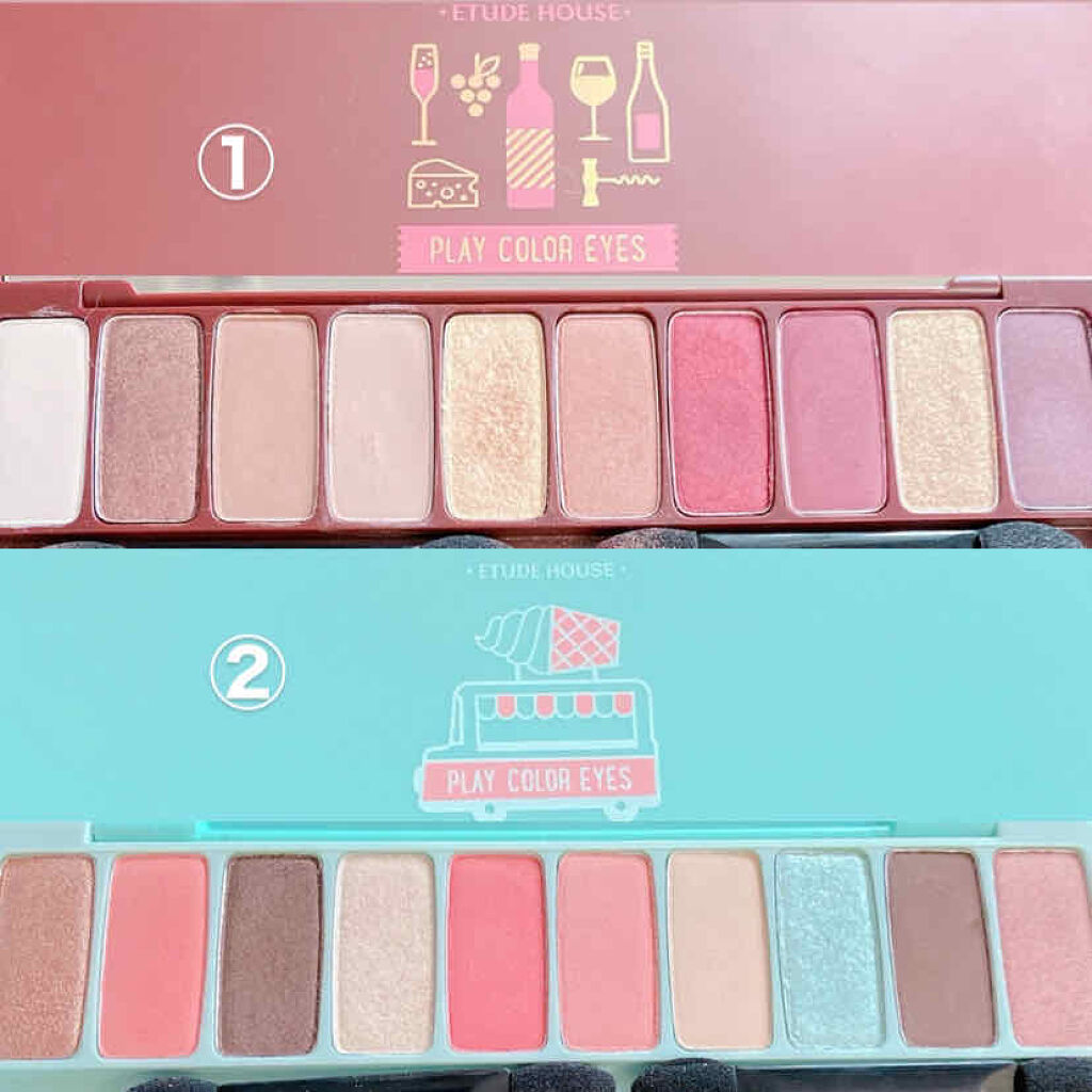 プレイカラー アイシャドウ アイスバン/ETUDE/アイシャドウパレットを使ったクチコミ（2枚目）