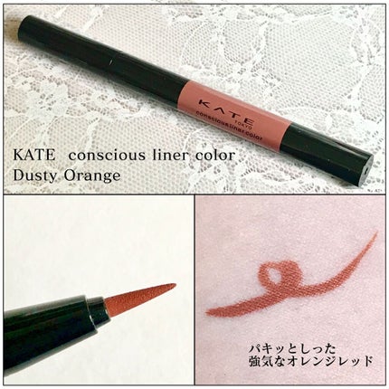 コンシャスライナーカラー/KATE/リキッドアイライナーを使ったクチコミ(2枚目)