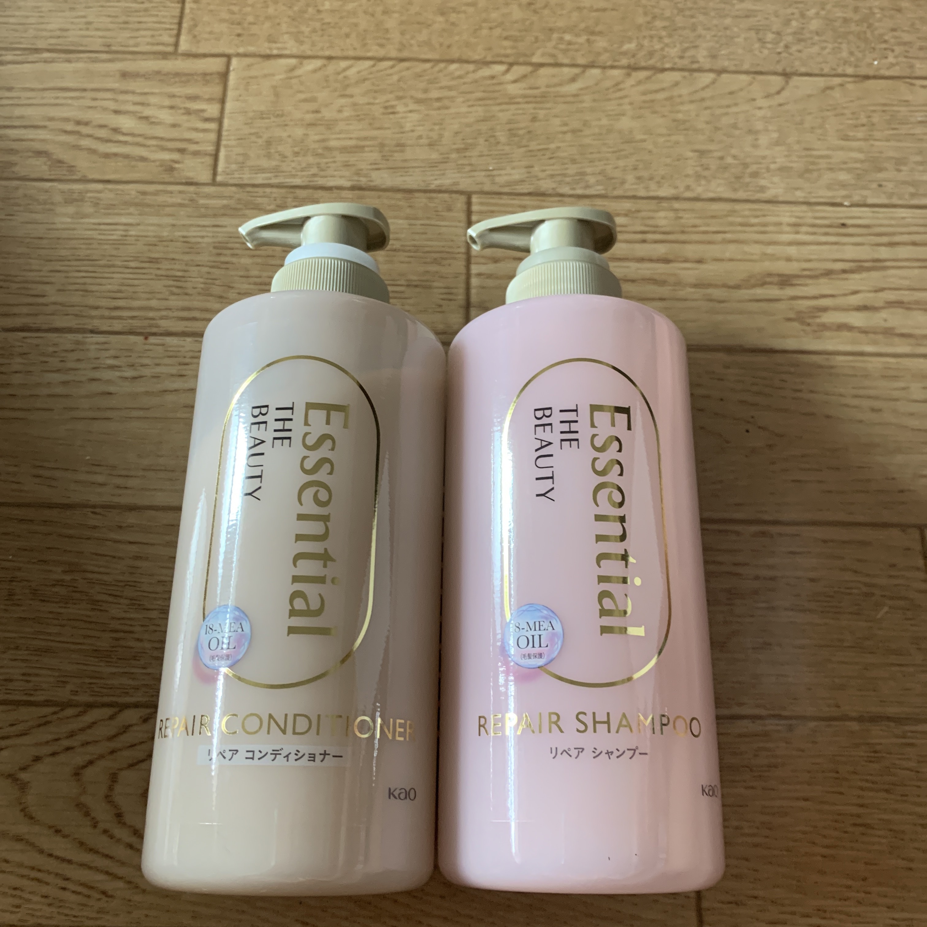 ザビューティ リペアシャンプー・コンディショナー/エッセンシャル/市販シャンプーを使ったクチコミ（1枚目）