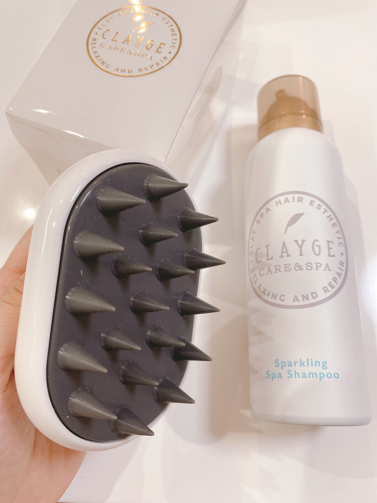 ヘッドスパブラシ/CLAYGE/スカルプブラシを使ったクチコミ（2枚目）