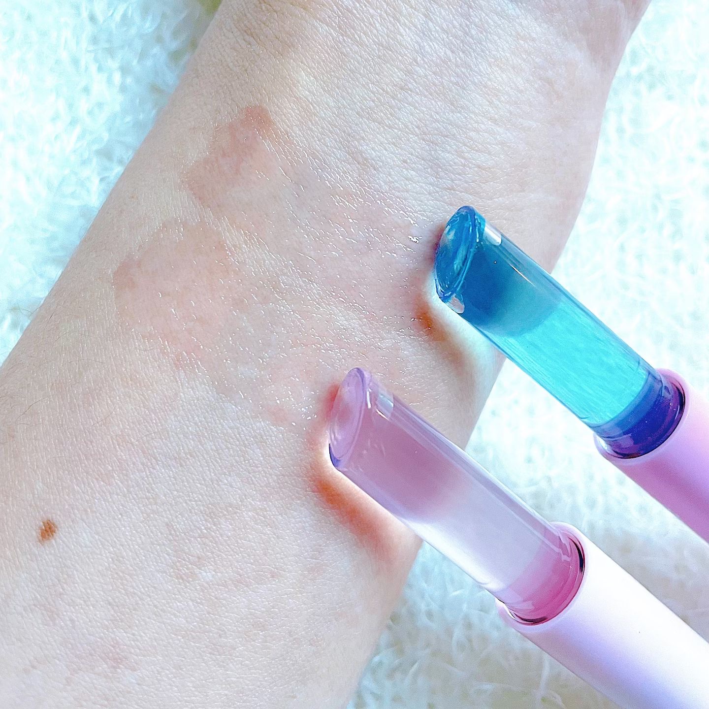 YOUHEEコラボ　グレーズバーム /TONYMOLY/リップバームを使ったクチコミ（3枚目）