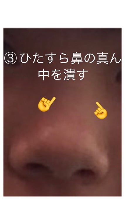 て on LIPS 「団子鼻をマシにした方法①小鼻をひたすら潰す勉強中の空いている片..」(5枚目)