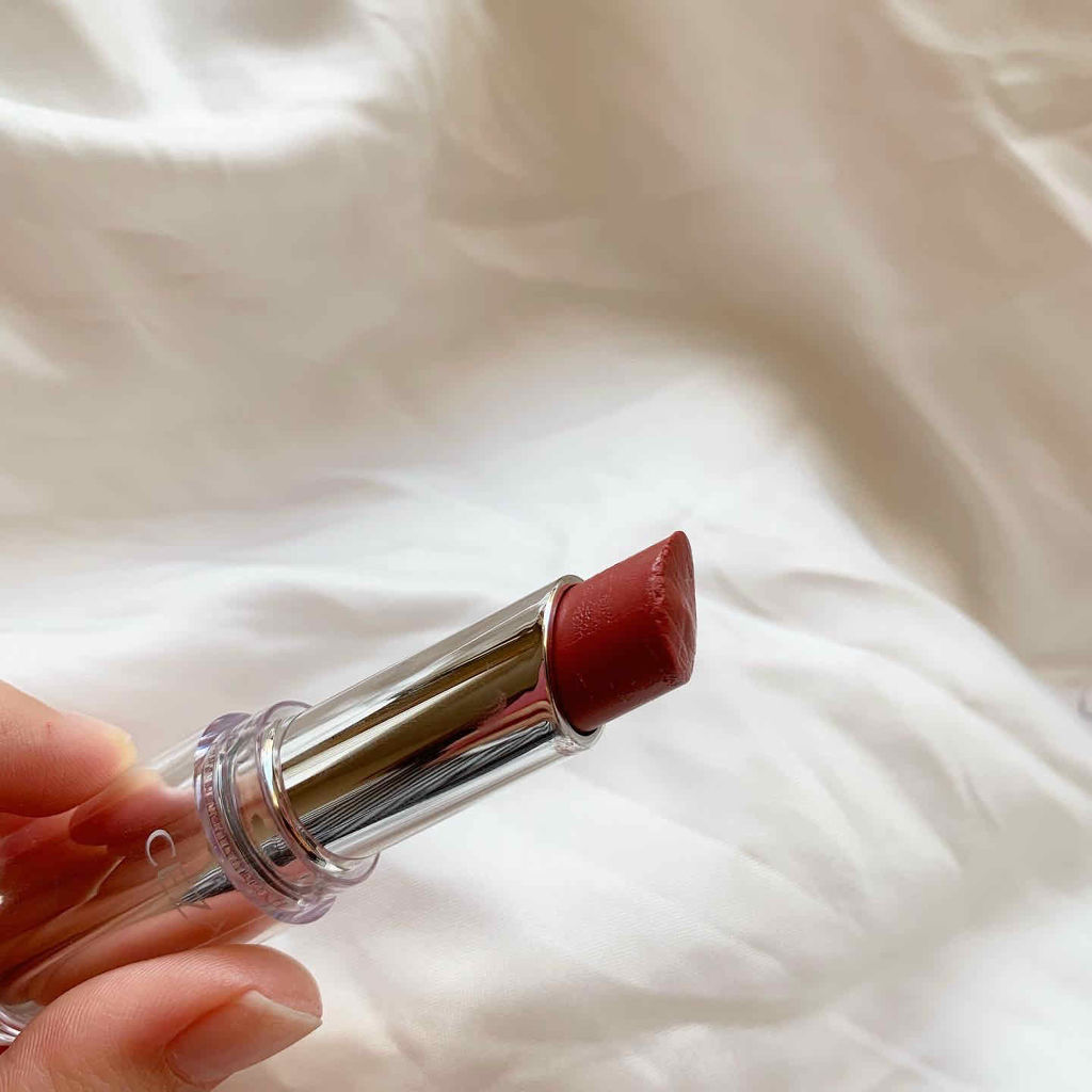 ラスティンググロスリップ/CEZANNE/口紅を使ったクチコミ（3枚目）