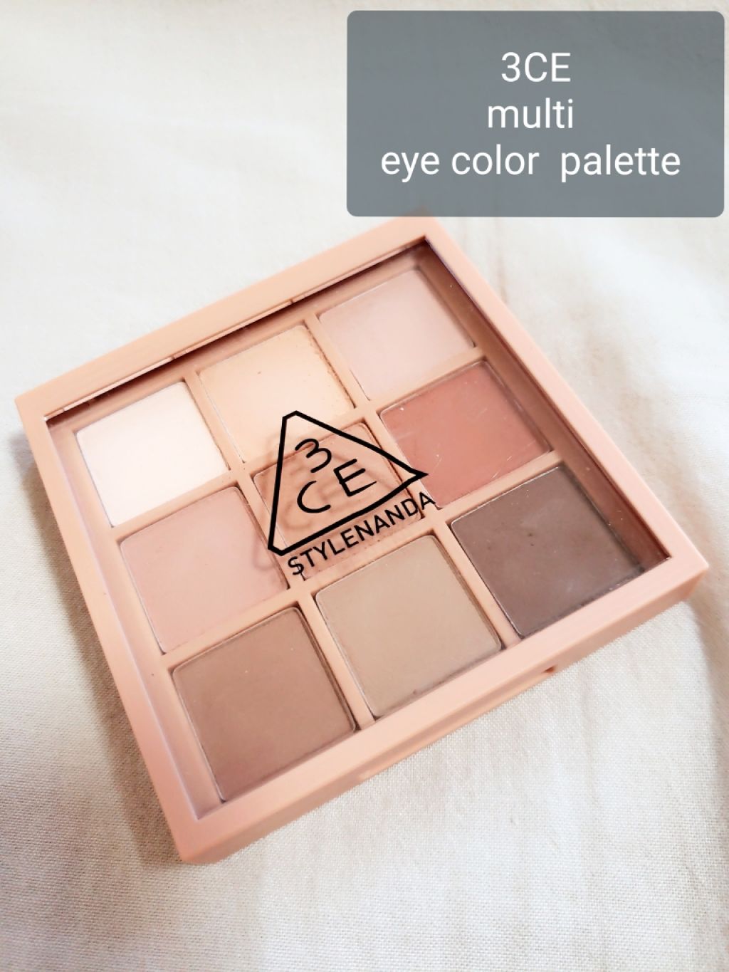 3CE マルチアイカラーパレット/3CE/アイシャドウパレットを使ったクチコミ(1枚目)