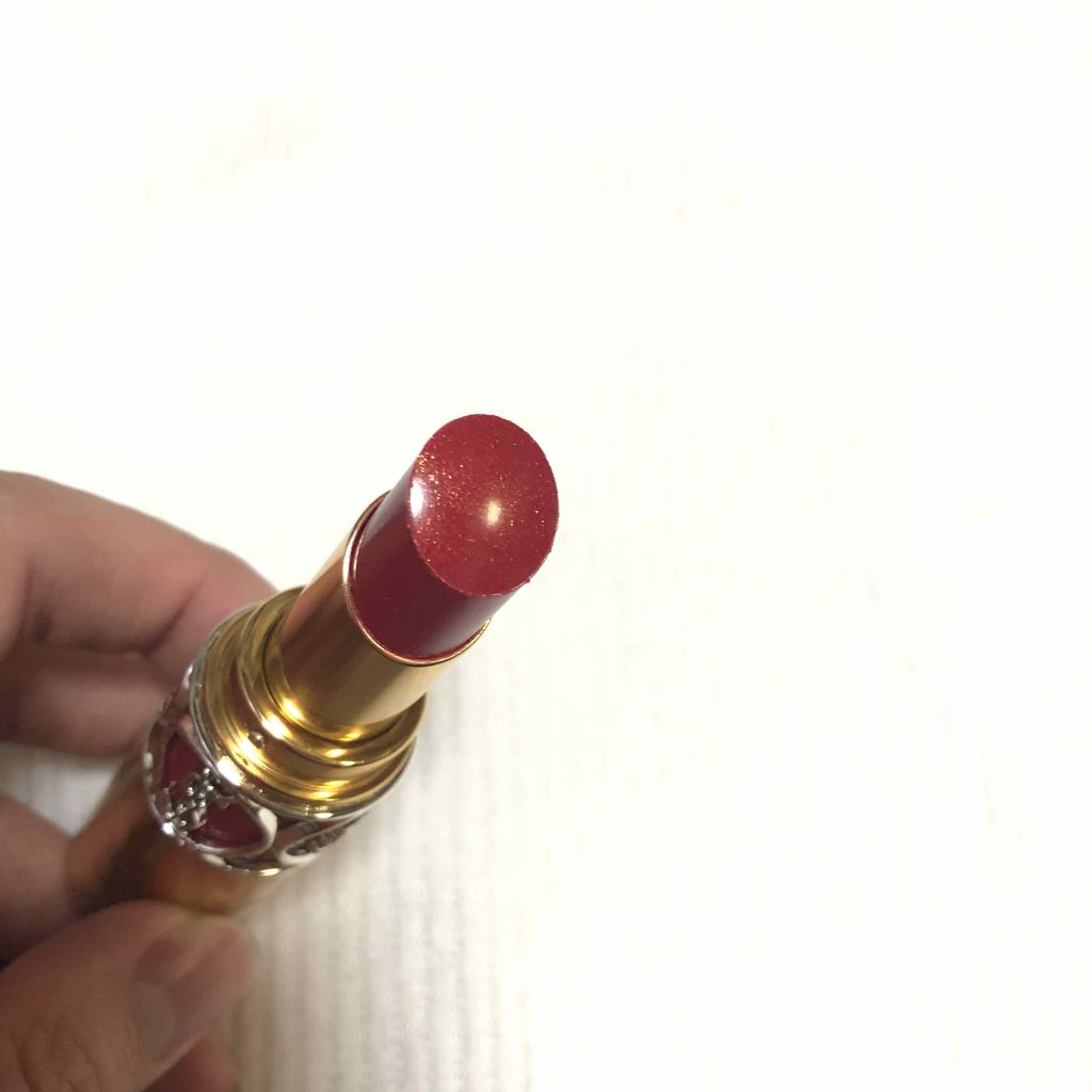 ルージュ ヴォリュプテ シャイン/YVES SAINT LAURENT BEAUTE/口紅を使ったクチコミ（2枚目）