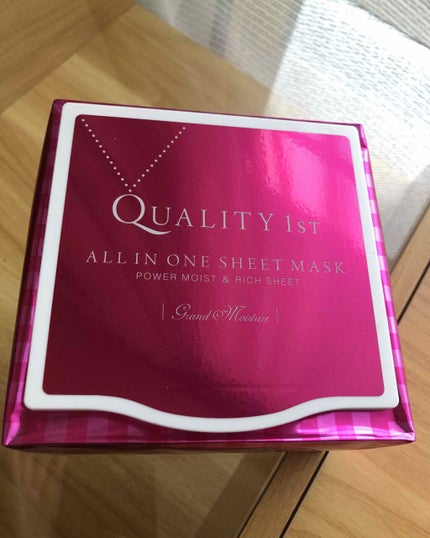 オールインワンシートマスク グランモイスト BOX/クオリティファースト/シートマスク・パックを使ったクチコミ(1枚目)