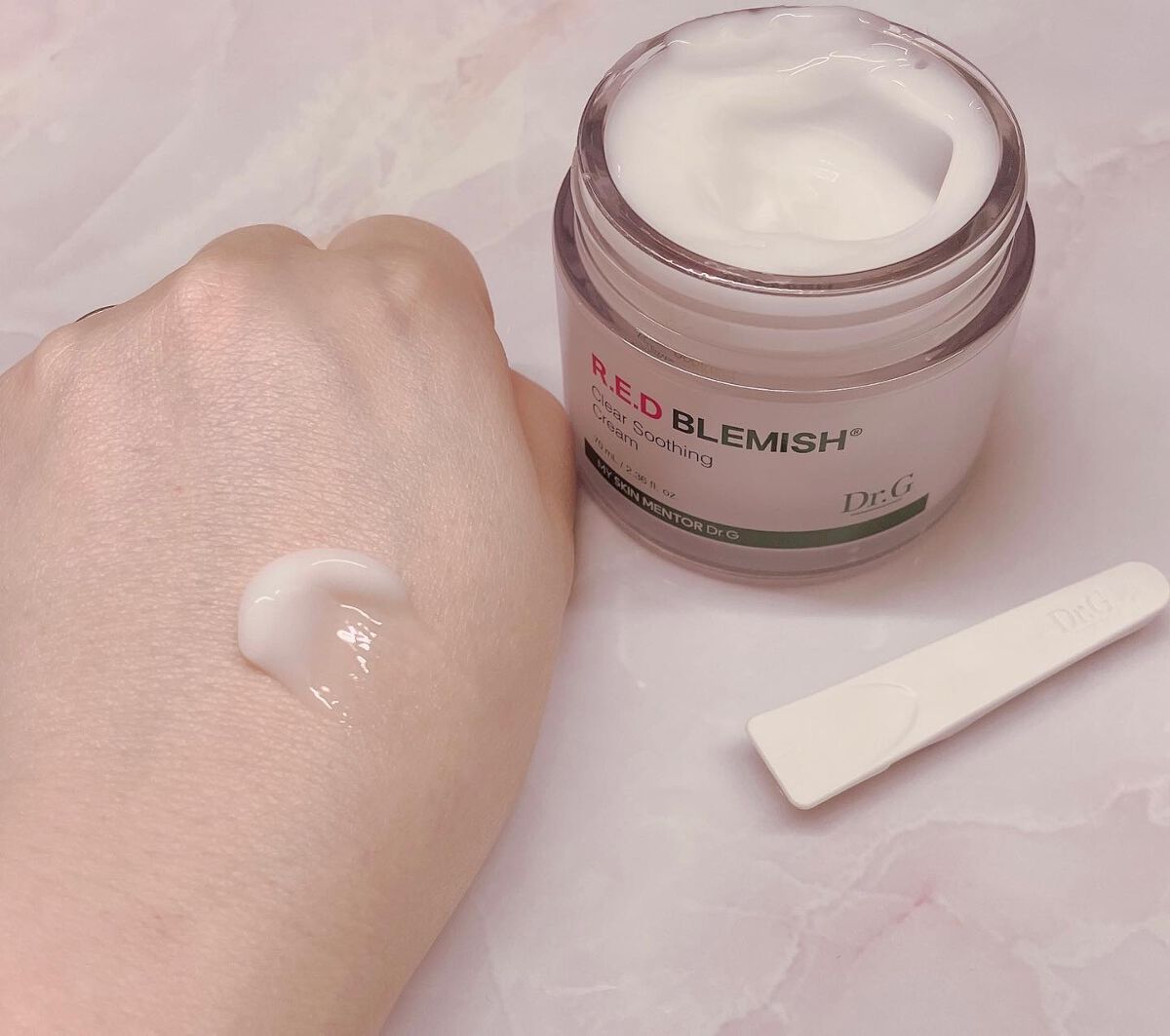 レッドブレミッシュ クリアスージングクリーム/Dr.G/フェイスクリームを使ったクチコミ(3枚目)