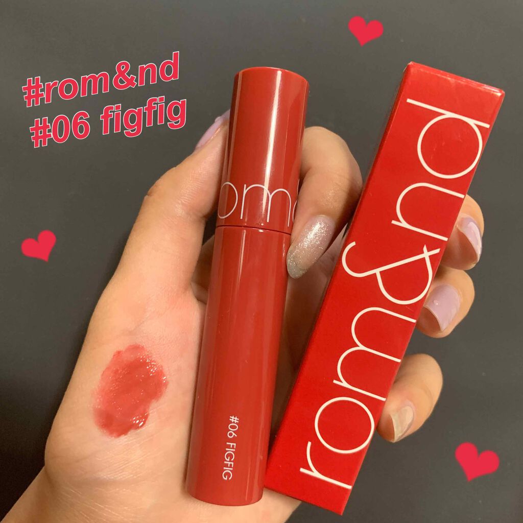 ジューシーラスティングティント/rom&nd/リップティントを使ったクチコミ（1枚目）