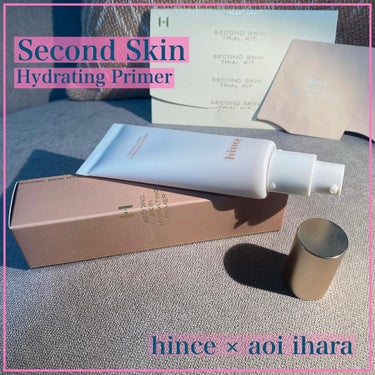 hince × aoi ihara
ㅤㅤ
Second Skin
Hydrating Primer

ウォーターinジェルテクスチャーが
肌の調子がちょっと悪い時でも
なめらかなキメのある肌に変身🌱

