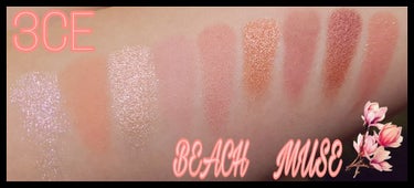 こちらは3CEのアイシャドウパレット🌷
BEACH MUSEです❤️
ブルベには似合わないとされるコーラル系ですが
こちらはブルベにも挑戦しやすいパレットとなってます💐
そして、3CEでは眉ティントやリ