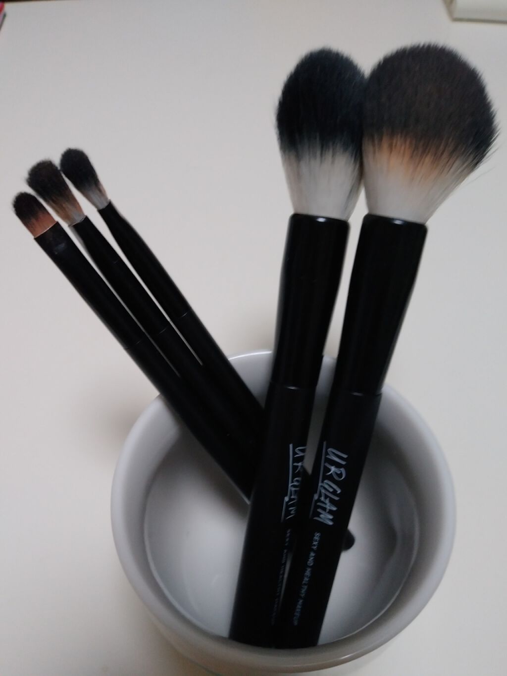 UR GLAM　FACE BRUSH/U R GLAM/メイクブラシを使ったクチコミ（1枚目）