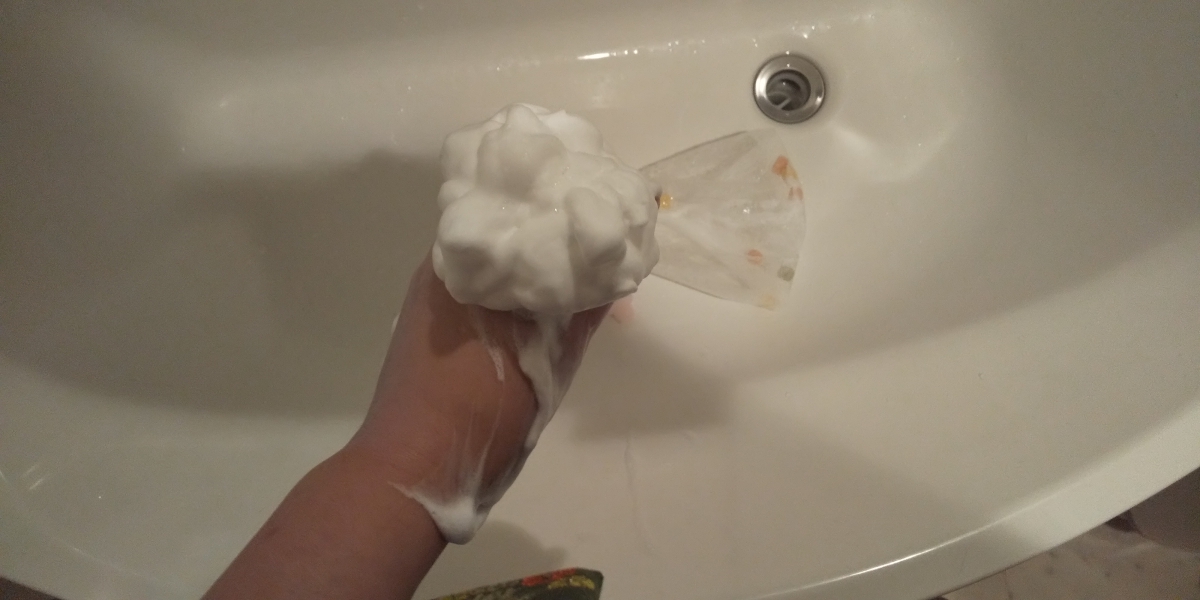 クリーミー クリアフォーム/cresc. by ASTALIFT/洗顔フォームを使ったクチコミ（2枚目）