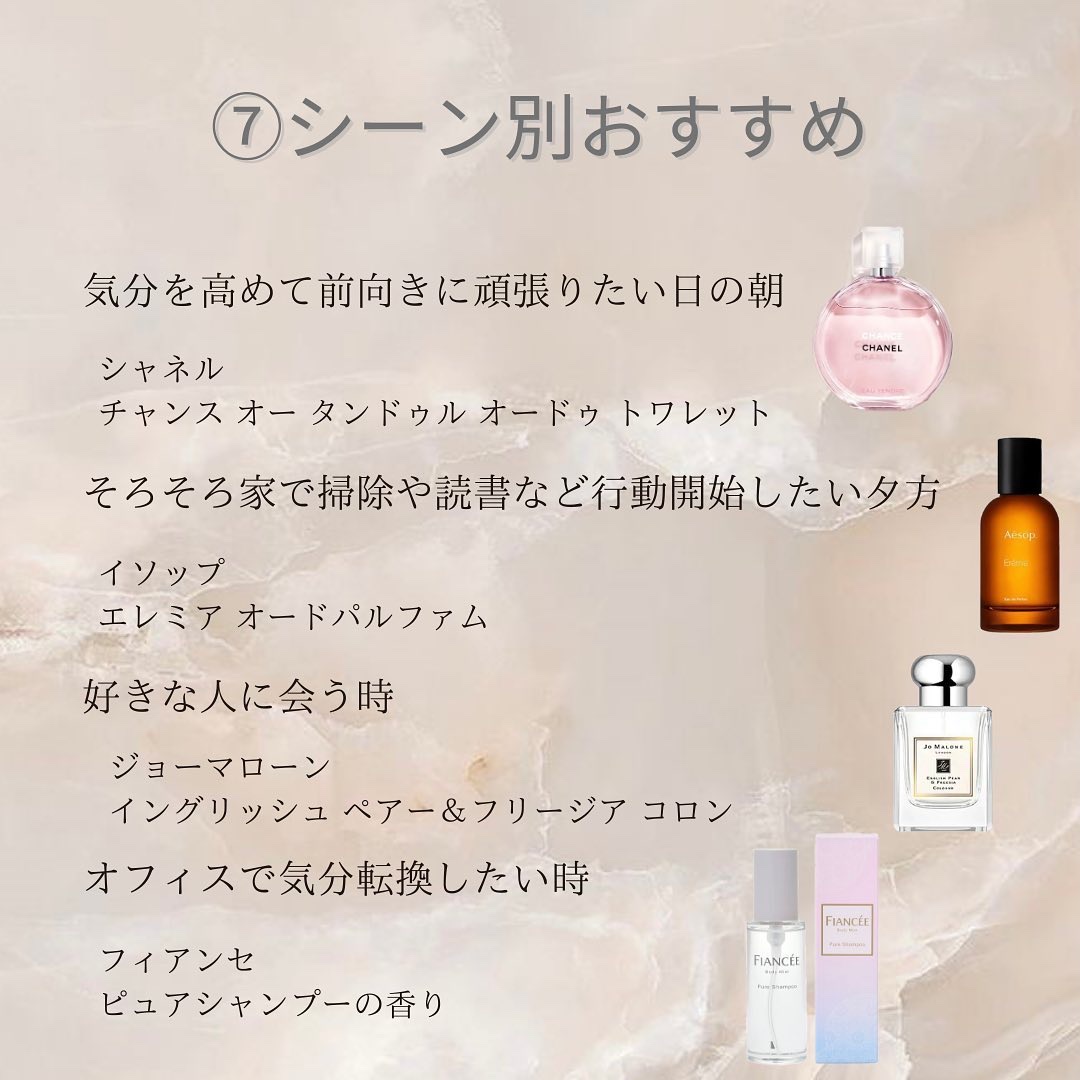 フィアンセ・CHANEL・Jo MALONE LONDON・Aesopの香水(レディース)を