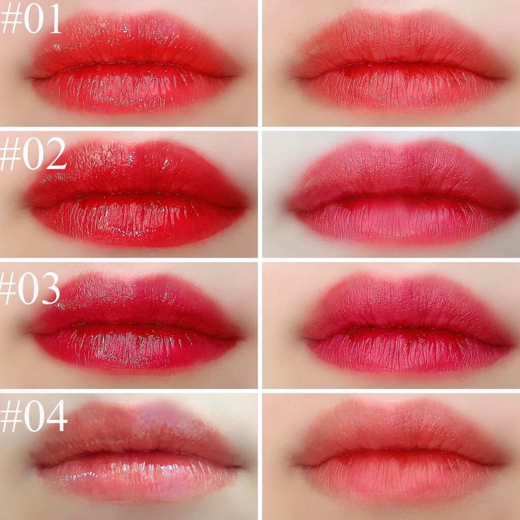 Glassy Layer Fixing Tint/lilybyred/口紅を使ったクチコミ（2枚目）