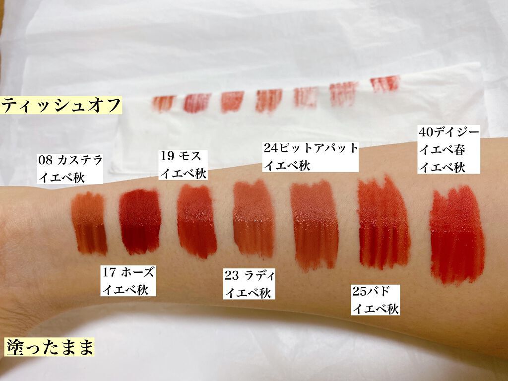 タトゥーベルベットティント/フォレンコス/リップティントを使ったクチコミ(3枚目)