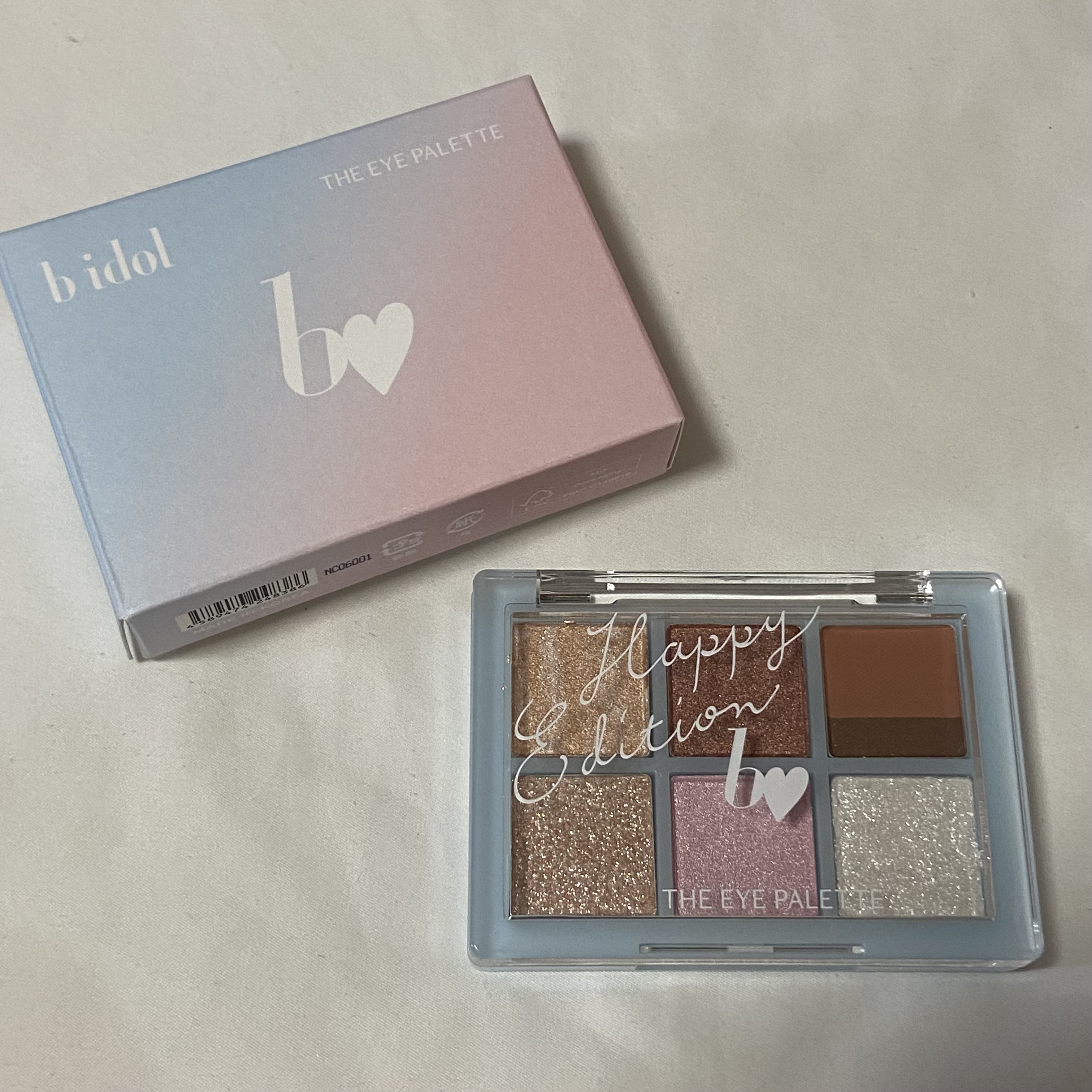 THE アイパレR 103 ハッピーエディション【新】/b idol/アイシャドウパレットを使ったクチコミ（3枚目）