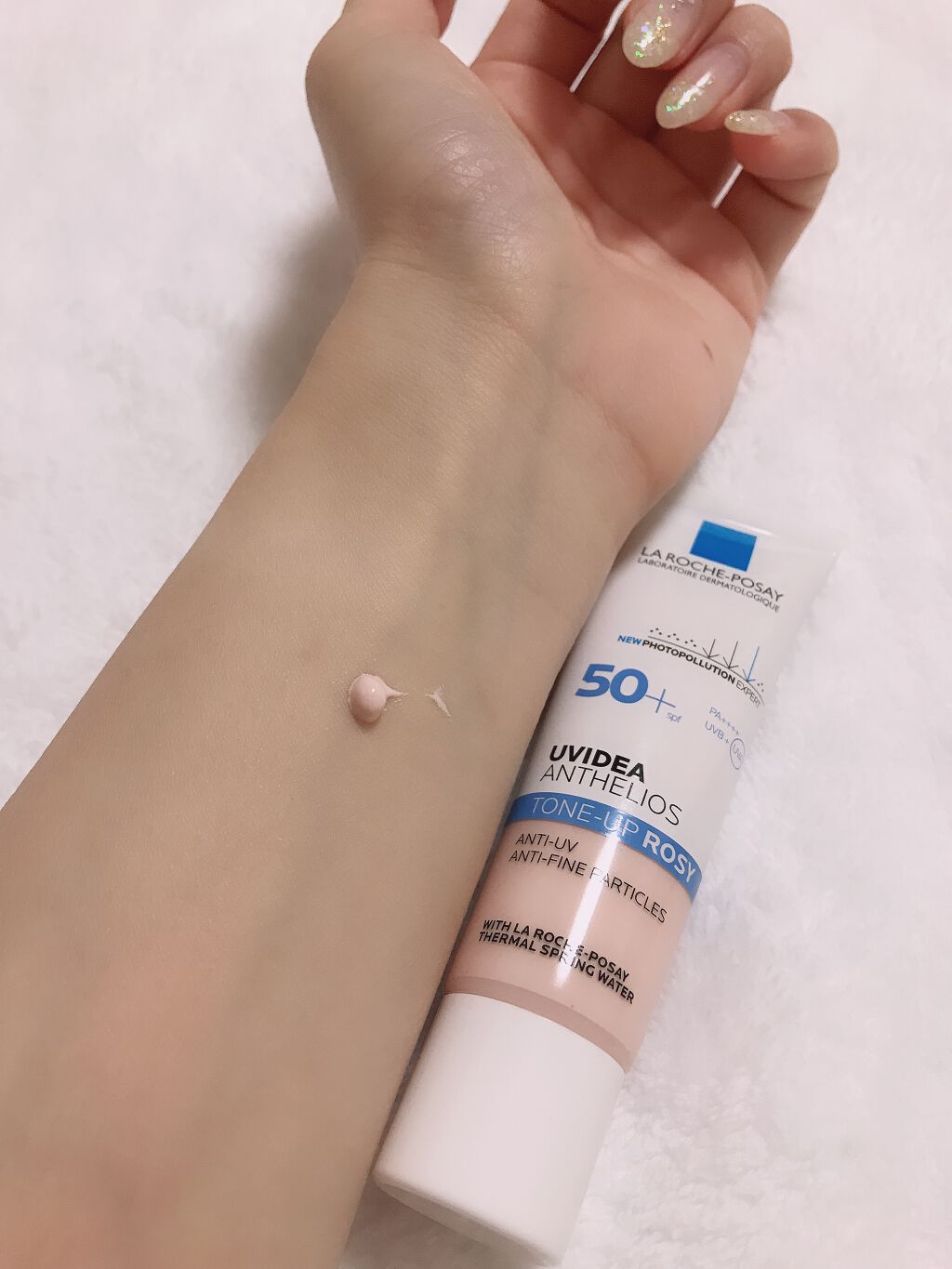 UVイデア XL プロテクショントーンアップ ローズ/ラ ロッシュ ポゼ/日焼け止めクリームを使ったクチコミ（2枚目）