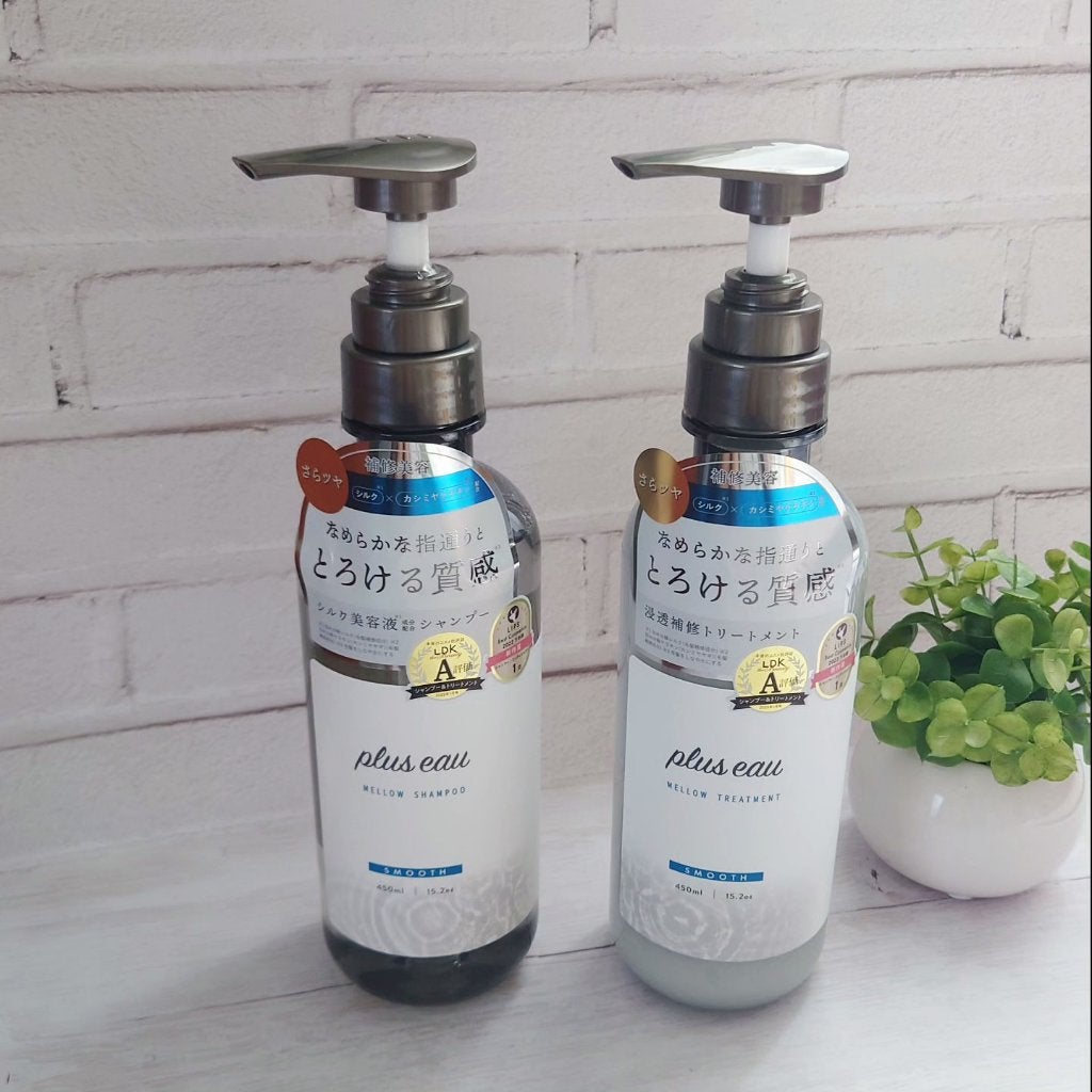 メロウシャンプー/メロウトリートメント/plus eau/市販シャンプーを使ったクチコミ(2枚目)