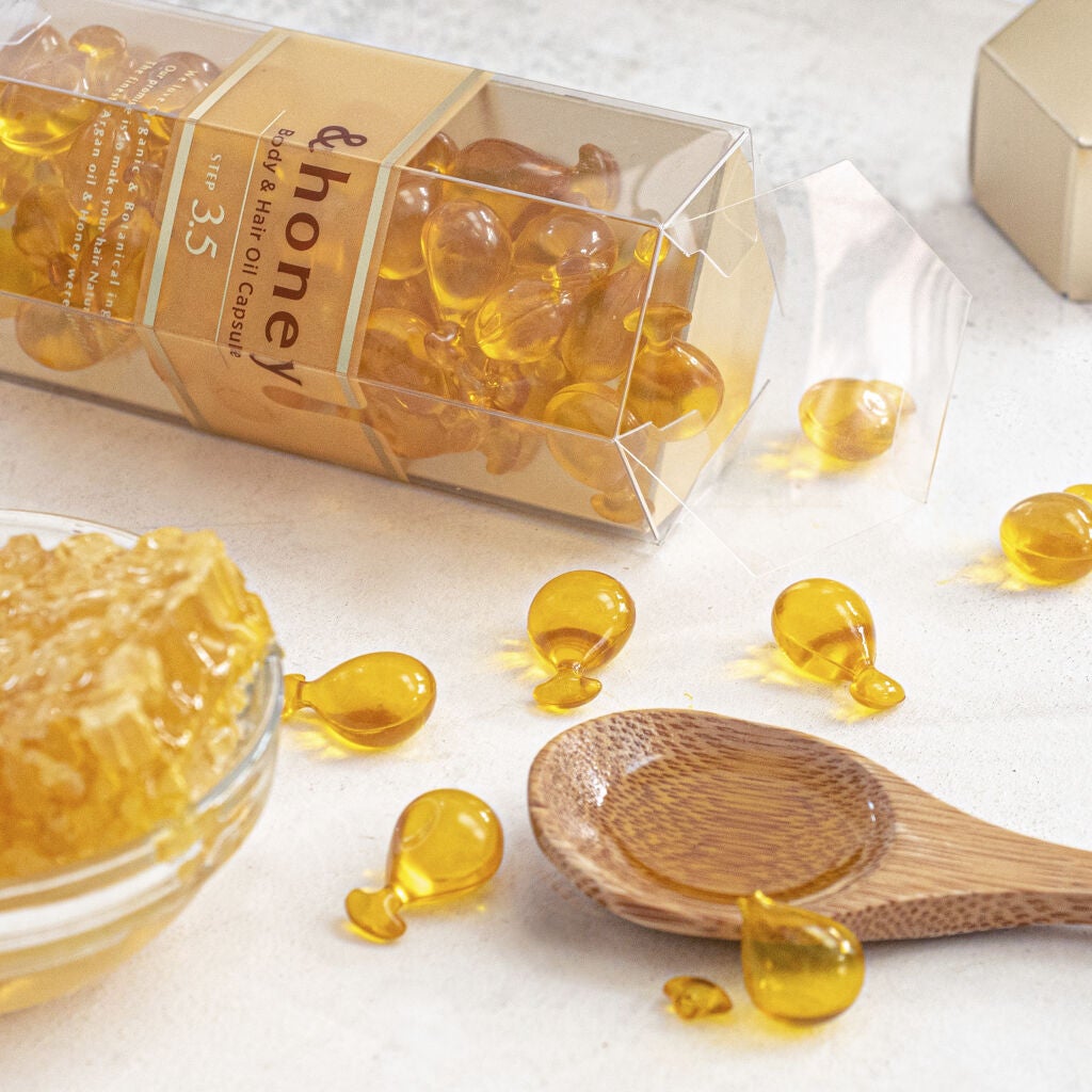 ボディ&ヘア オイルカプセル 3.5/&honey/ヘアオイルを使ったクチコミ(1枚目)