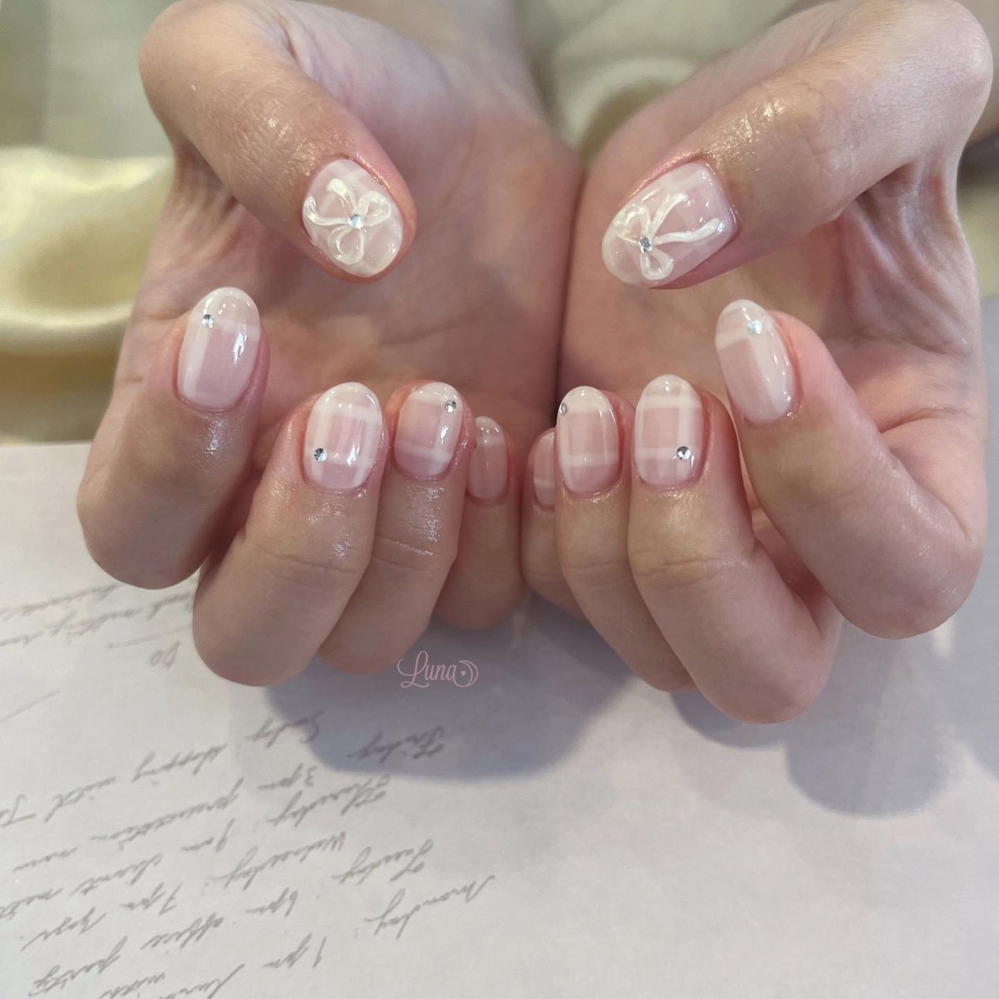 Iuna. Mizuki on LIPS 「.スペシャルプラン🎀#nail#nailstagram#gel..」(1枚目)