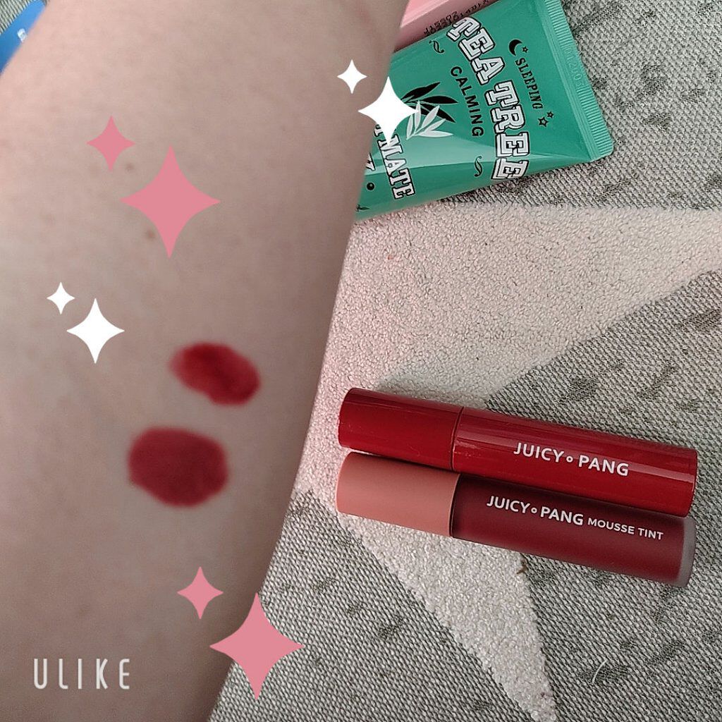 ジューシーパン ムースティント/A’pieu/リップティントを使ったクチコミ（3枚目）