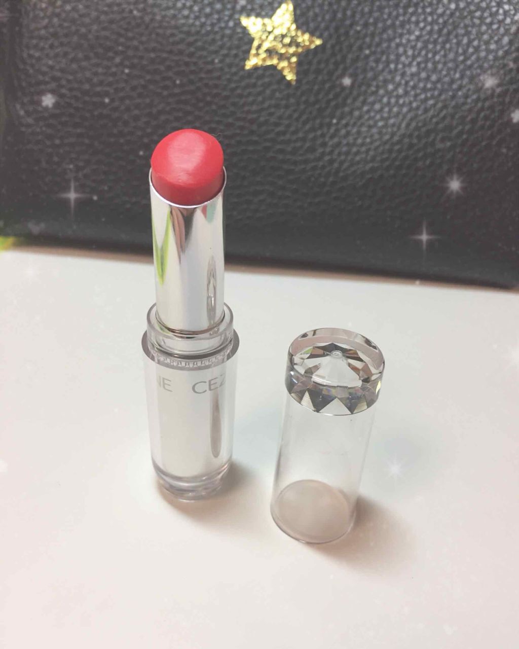 ラスティンググロスリップ/CEZANNE/口紅を使ったクチコミ（1枚目）