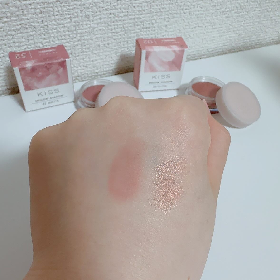 メロウシャドウ/KiSS/ジェル・クリームアイシャドウを使ったクチコミ(4枚目)