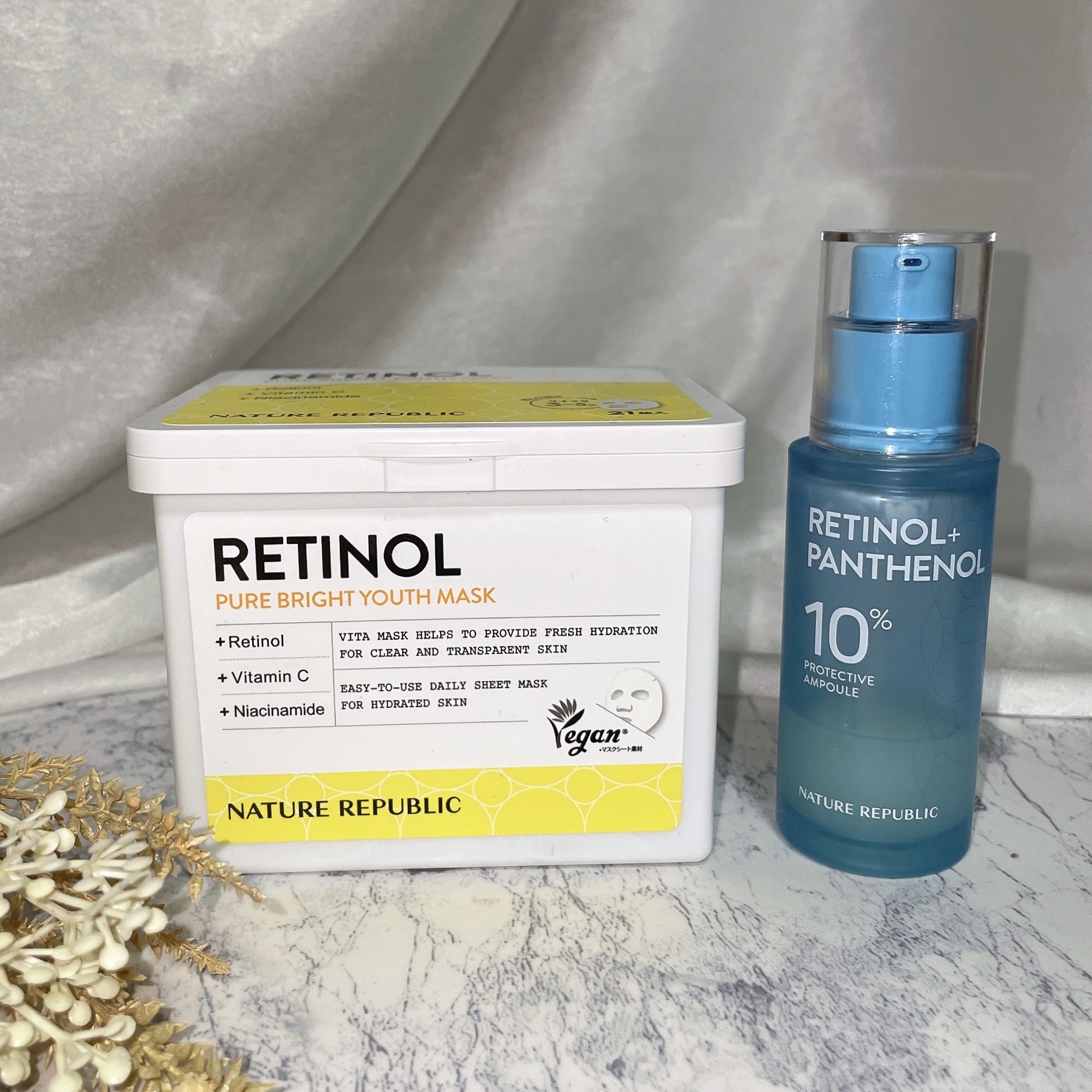 キューブマスク レチノール/ネイチャーリパブリック/シートマスク・パックを使ったクチコミ（1枚目）