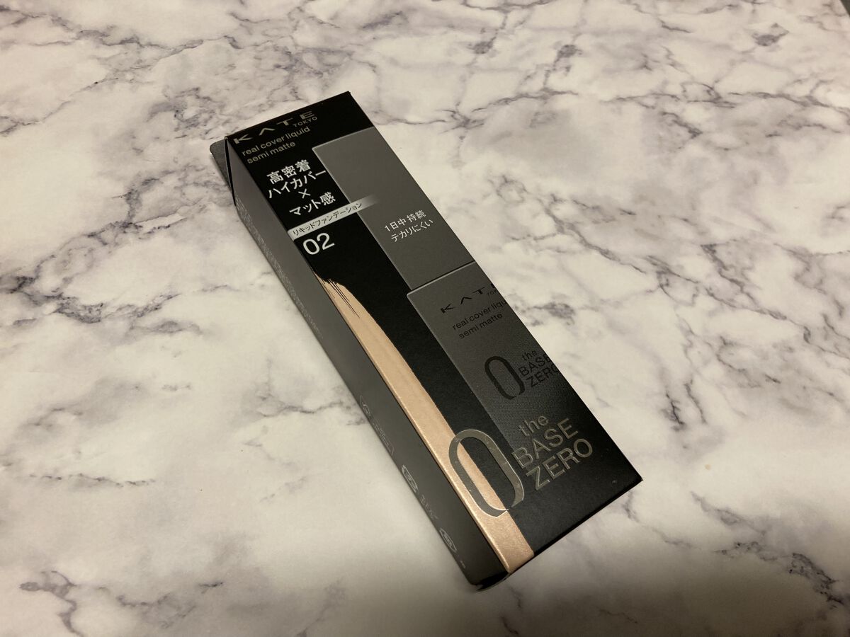 リアルカバーリキッド（セミマット）/KATE/リキッドファンデーションを使ったクチコミ（1枚目）