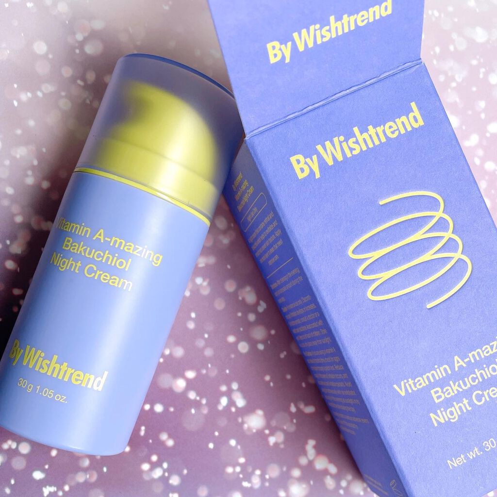 ビタミンA-mazingバクチオールナイトクリーム/By Wishtrend/フェイスクリームを使ったクチコミ（2枚目）