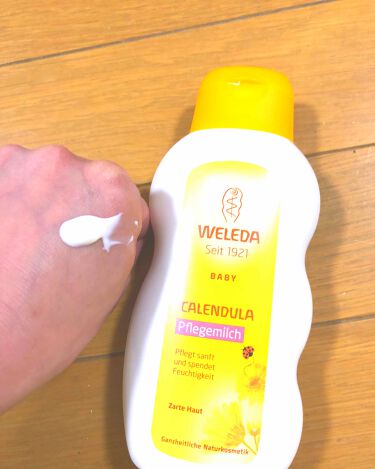 カレンドラ ベビーミルクローション/WELEDA/ボディミルクを使ったクチコミ（1枚目）