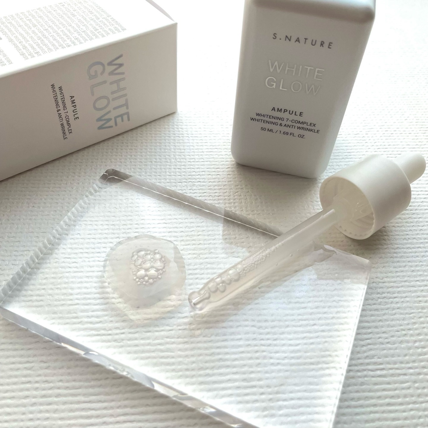 ホワイトグロウアンプル/S.NATURE/美容液を使ったクチコミ（3枚目）
