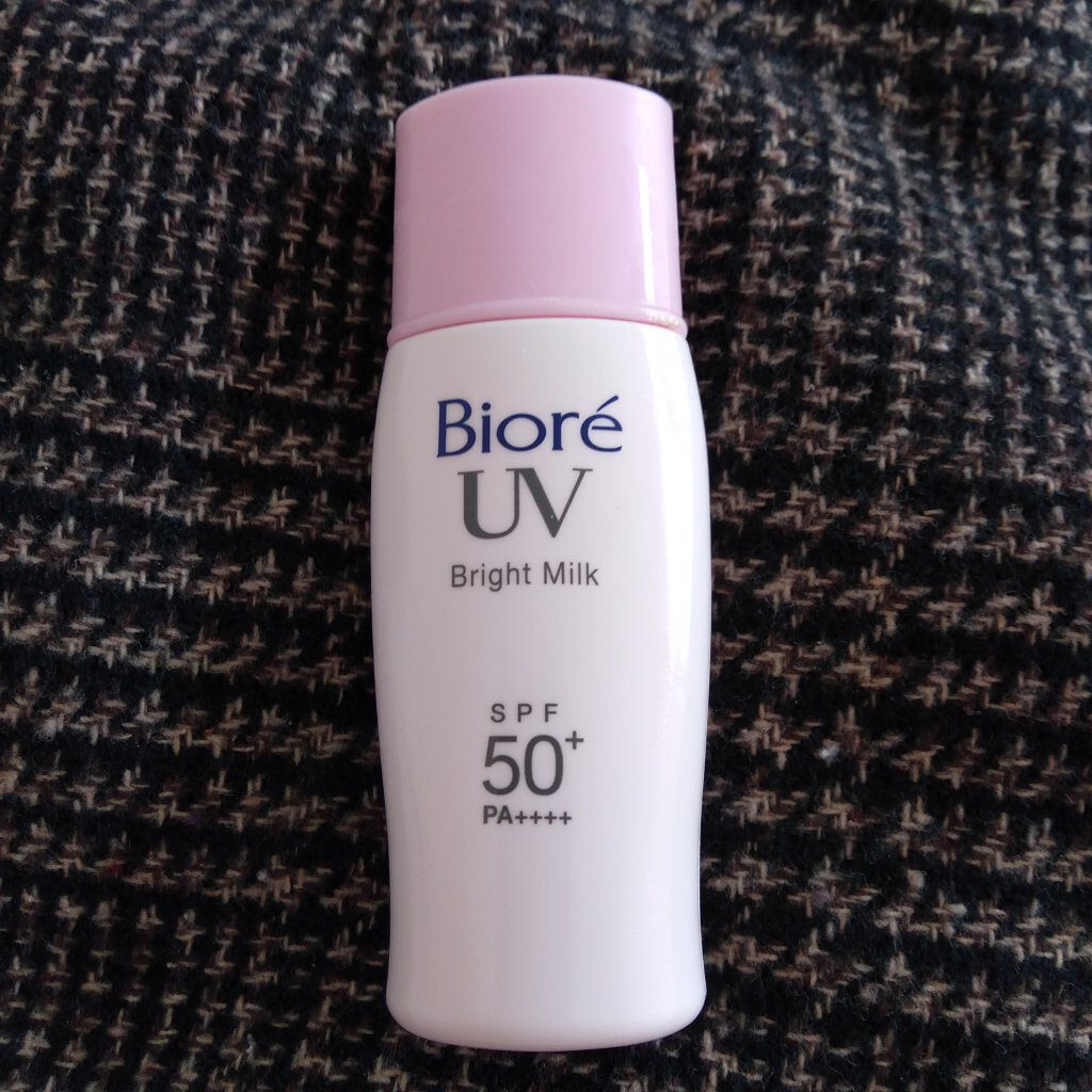 ビオレUV さらさらブライトミルク SPF50+/ビオレ/日焼け止めミルクを使ったクチコミ（1枚目）