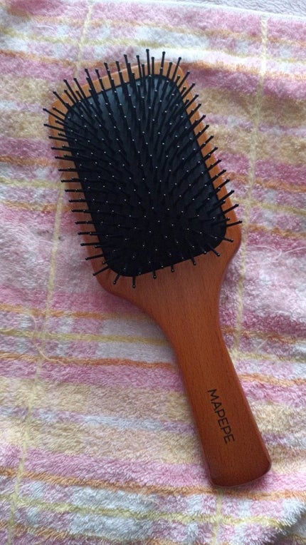 ふかふかクッションのパドルブラシ/マペペ/ヘアブラシを使ったクチコミ(5枚目)