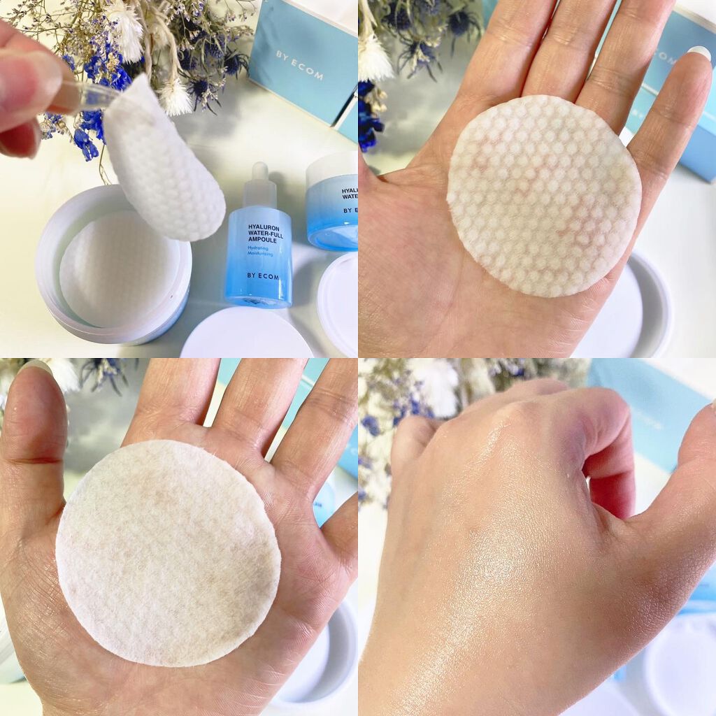ヒアルロンウォーターフルパッド/BY ECOM/トナーパッドを使ったクチコミ（2枚目）