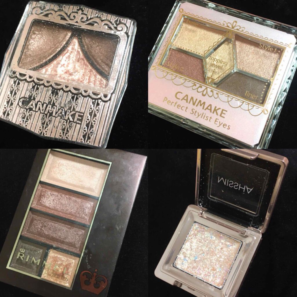 ジューシーピュアアイズ/キャンメイク/アイシャドウパレットを使ったクチコミ（2枚目）
