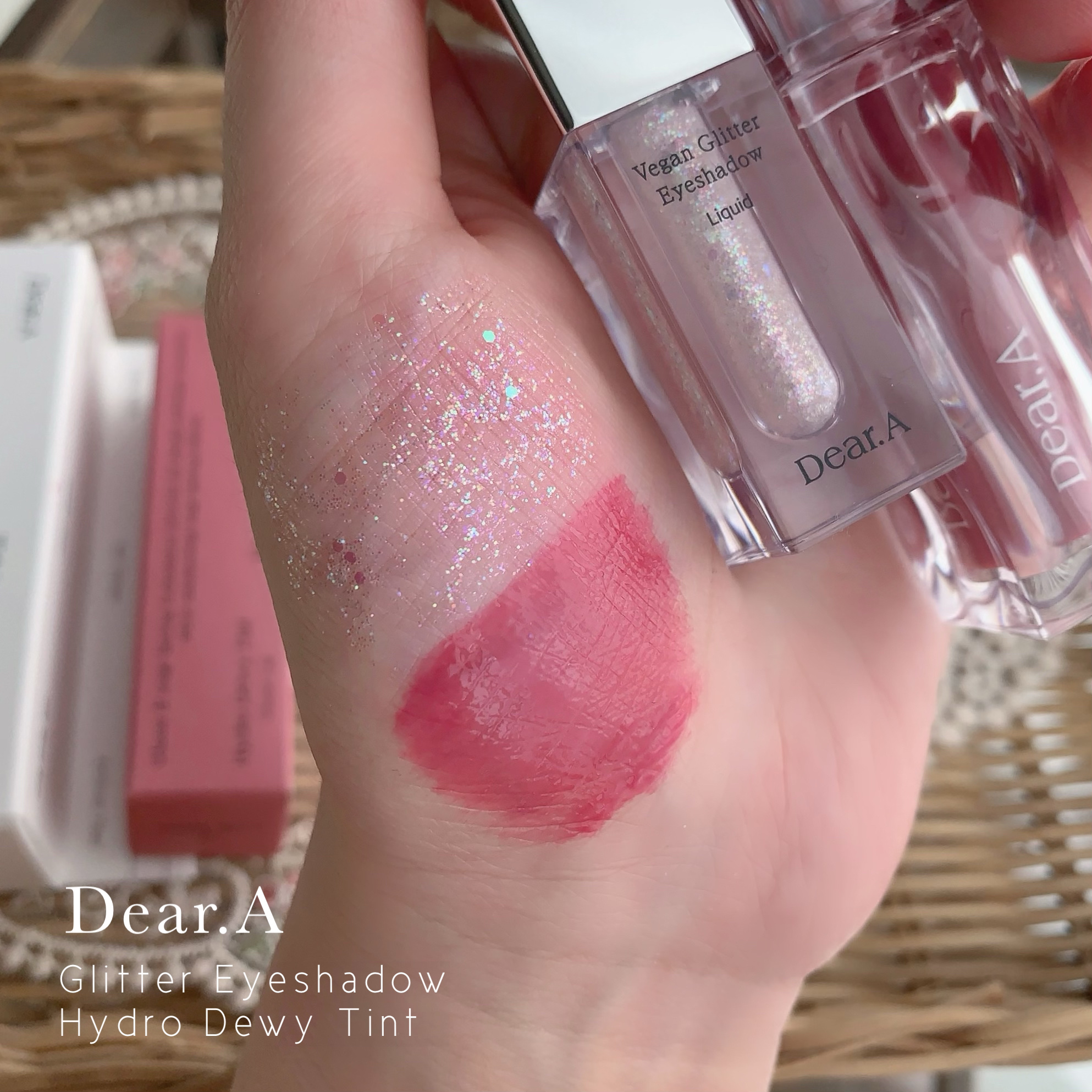 グリッターアイシャドウ/Dear.A/グリッターを使ったクチコミ（1枚目）