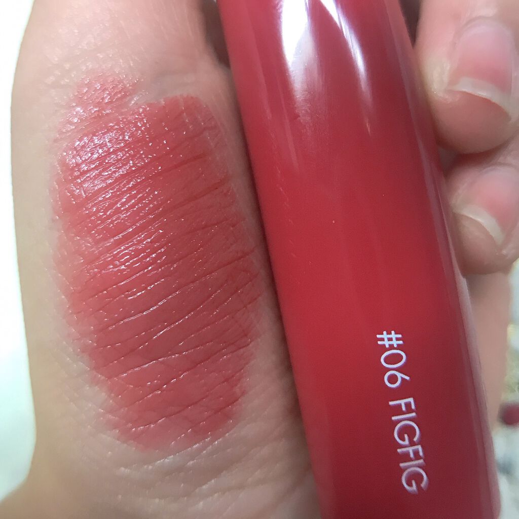 ジューシーラスティングティント/rom&nd/リップティントを使ったクチコミ（3枚目）