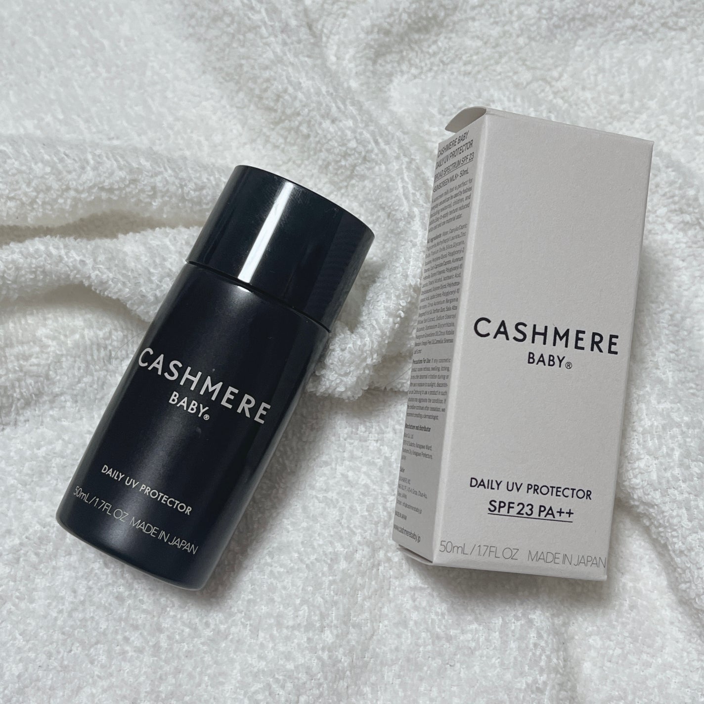 カシミヤベビー デイリーUVプロテクター/CASHMERE BABY/日焼け止めミルクを使ったクチコミ(1枚目)