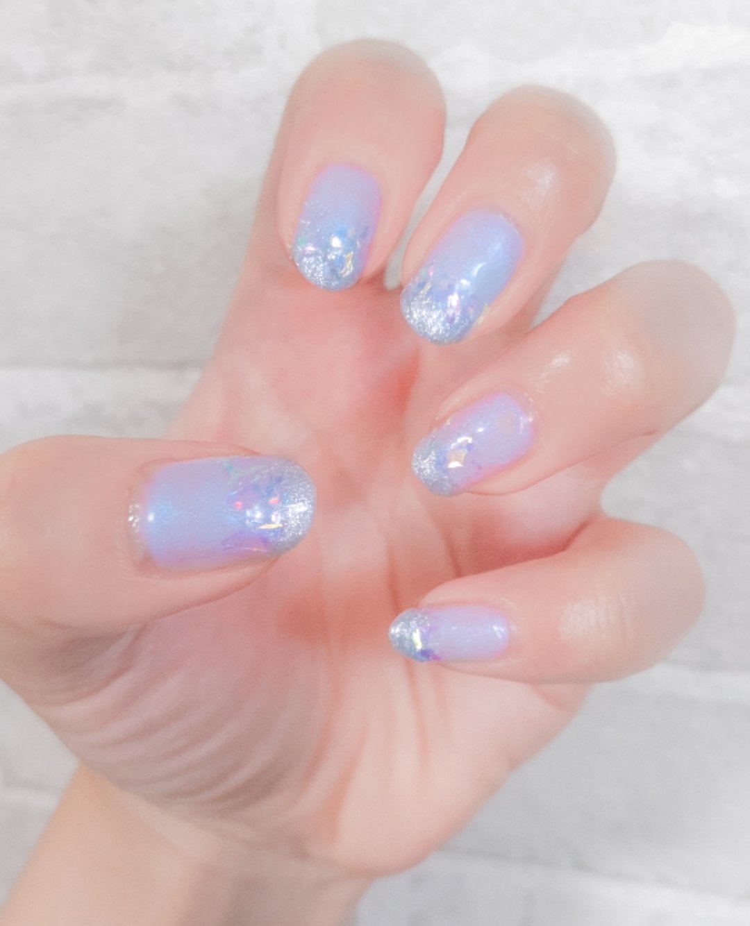 グリッター６個セット/DAISO/ネイルチップ・パーツを使ったクチコミ（3枚目）