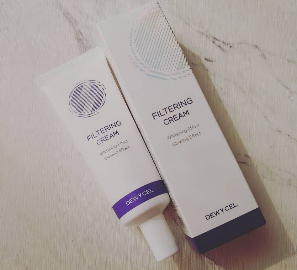 フィルタリングクリーム/DEWYCEL/日焼け止めクリームを使ったクチコミ（1枚目）